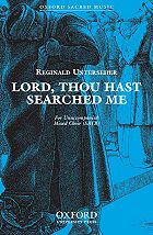 Lord Thou Hast Searched Me SATB choral sheet music cover Thumbnail
